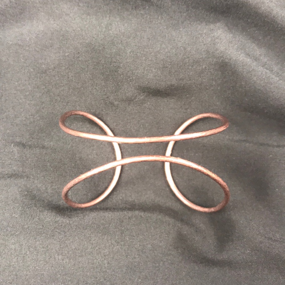 Rose Gold Color U Cuff Bracelet